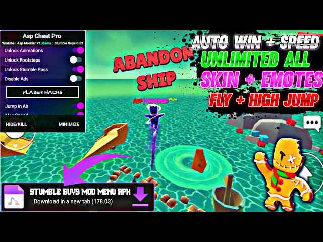 ASP Cheat Pro Stumble Guys APK Download (0.72) For Android